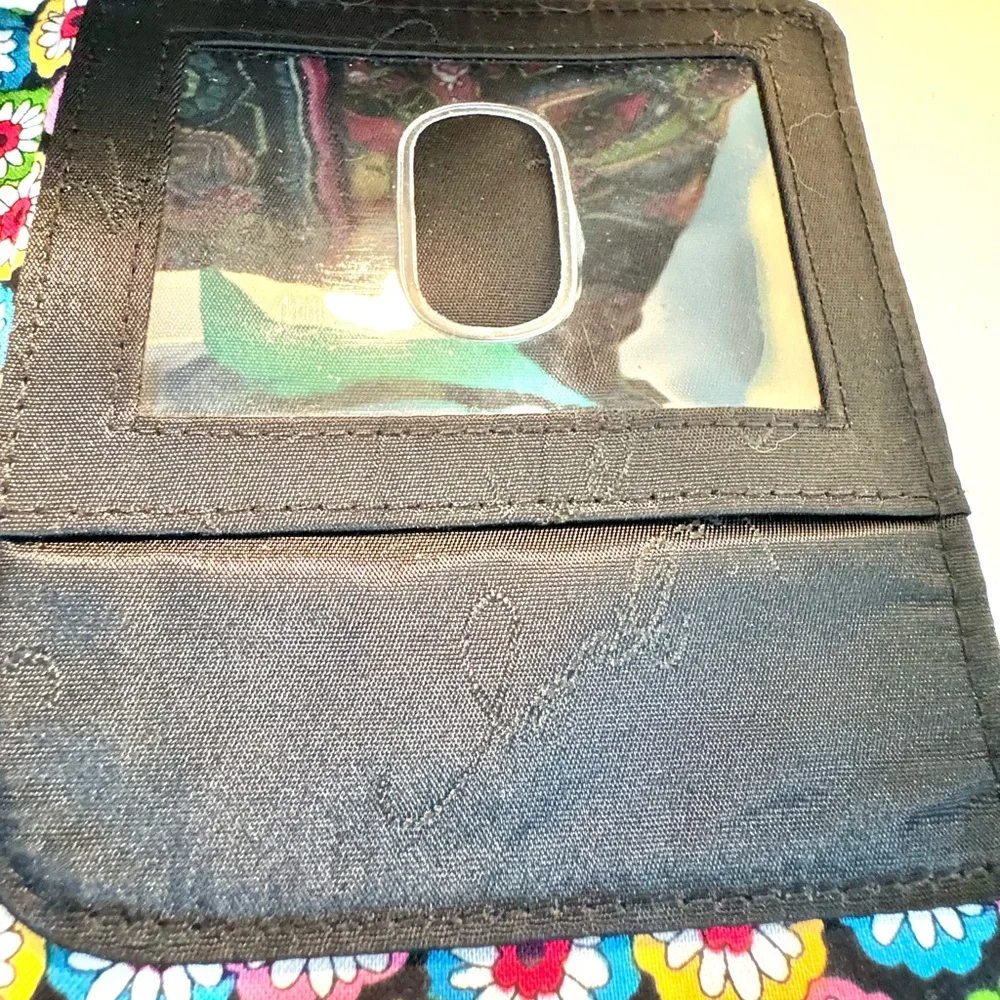 Quilted Vera Bradley Purse & Matching Wallet Floral Paisley Women's Handbag Set - Picture 11 of 16